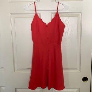coral dress